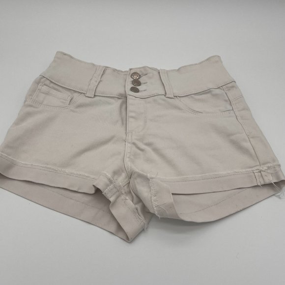 🥀 Women's / Junior White High Rise Shorts Size 7/28 - Picture 10 of 10